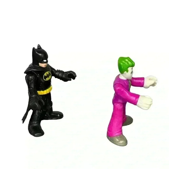 Two Batman Fisher Price Imaginext Figures- Batman & The Joker - Picture 4 of 5